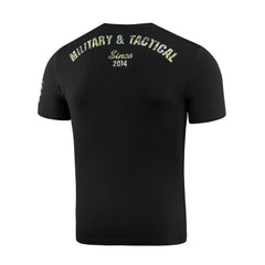 Tricou Logo M-Tac - Negru, Bumbac Elastic, Design Tactic