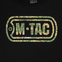 Tricou Logo M-Tac - Negru, Bumbac Elastic, Design Tactic