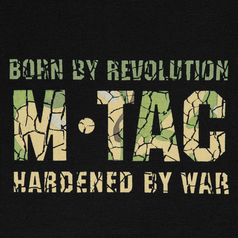 Tricou Logo M-Tac - Negru, Bumbac Elastic, Design Tactic