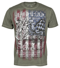Tricou Loud Pipes Save Lives WCC - Bumbac, Design Unic