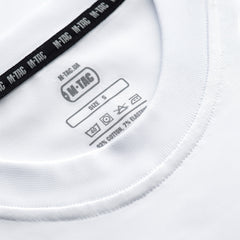 Tricou M-Tac 93/7 – Alb Confort Rezistent