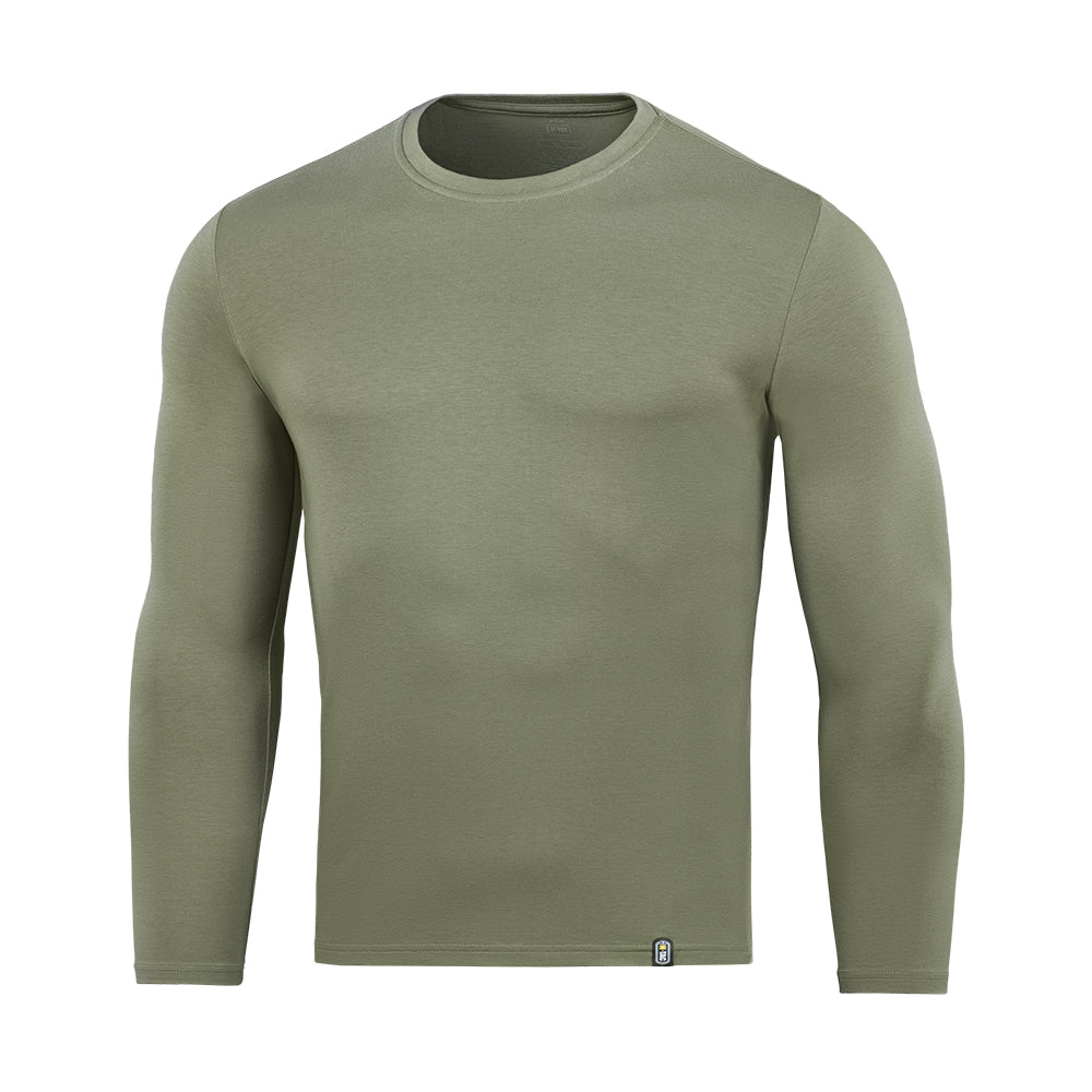 Tricou M-Tac cu Mânecă Lungă 93/7 - Light Olive Confortabil
