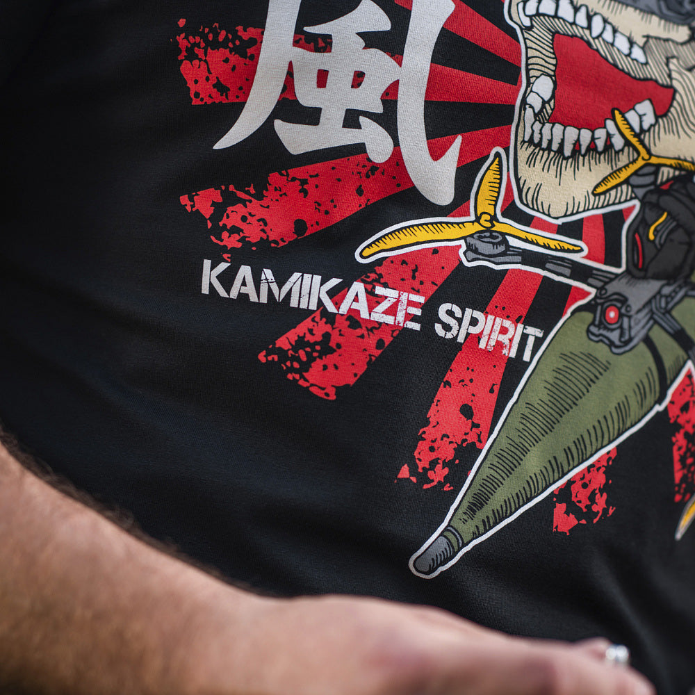 Tricou M-Tac Kamikaze Spirit - Negru, Pentru Operatori FPV