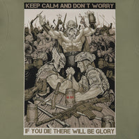 Tricou M-Tac Keep Calm - Light Olive