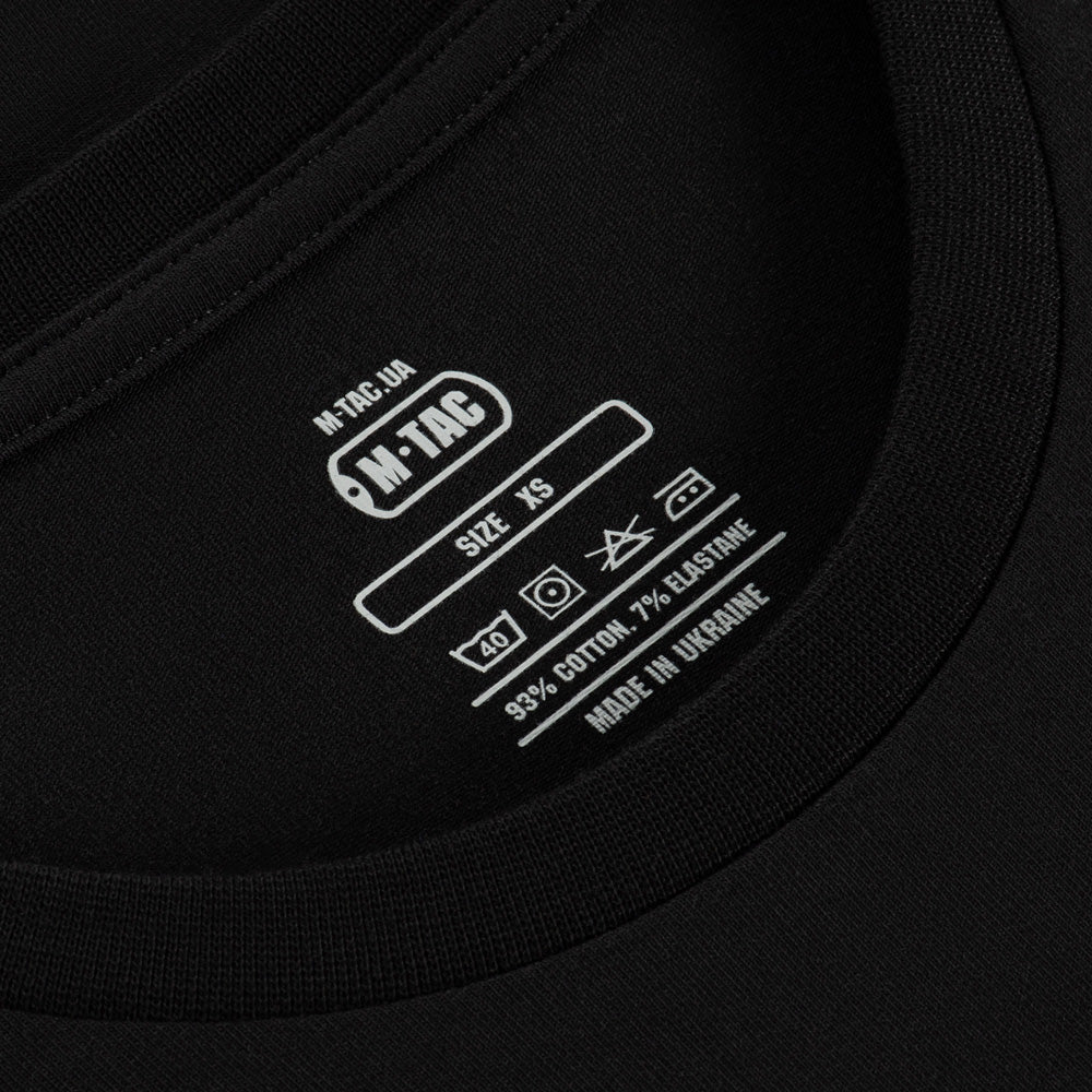 Tricou M-Tac Keep Calm - Negru, Bumbac Elastic