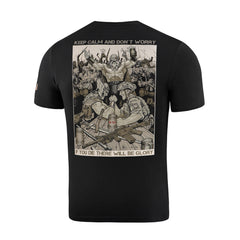 Tricou M-Tac Keep Calm - Negru, Bumbac Elastic