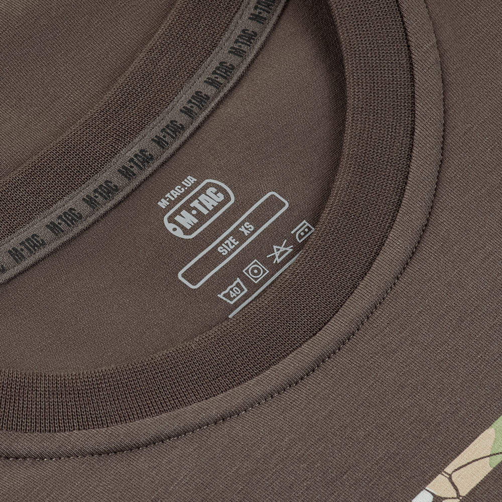 Tricou M-Tac Logo Dark Olive - Confort Tactic & Stil Distinctiv