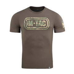 Tricou M-Tac Logo Dark Olive - Confort Tactic & Stil Distinctiv