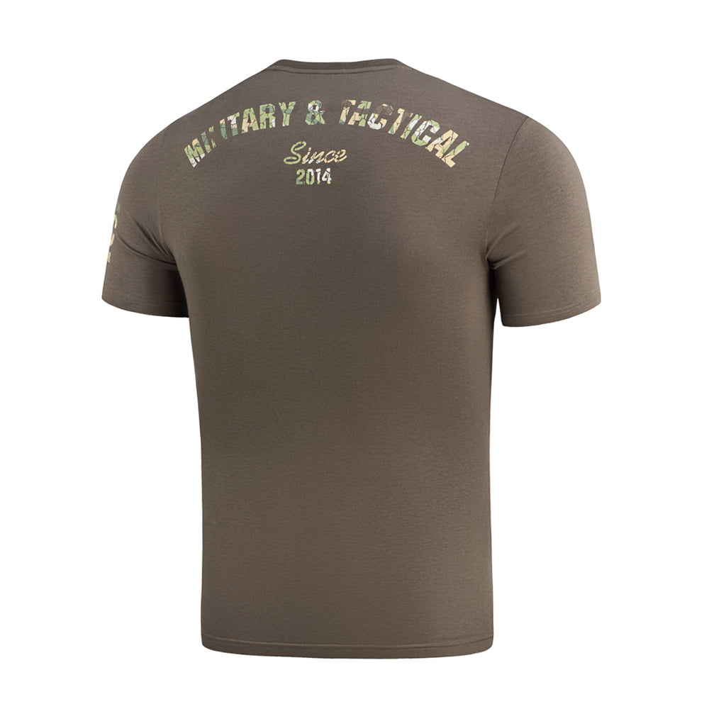 Tricou M-Tac Logo Dark Olive - Confort Tactic & Stil Distinctiv