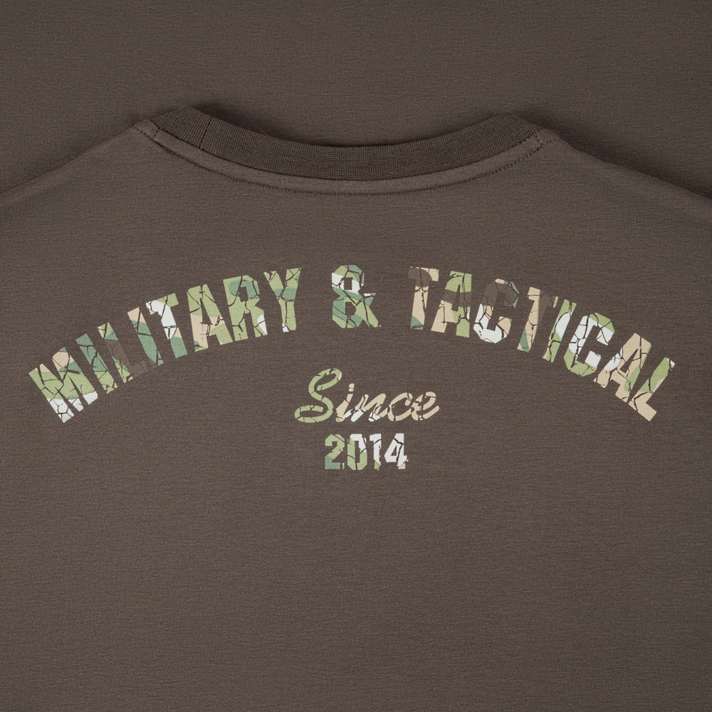 Tricou M-Tac Logo Dark Olive - Confort Tactic & Stil Distinctiv