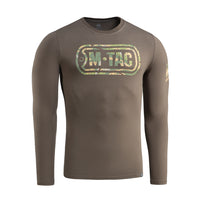 Tricou M-Tac Logo Long Sleeve - Dark Olive Camuflaj Tactic