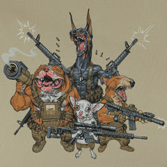 Tricou M-Tac Rex Team - Tan