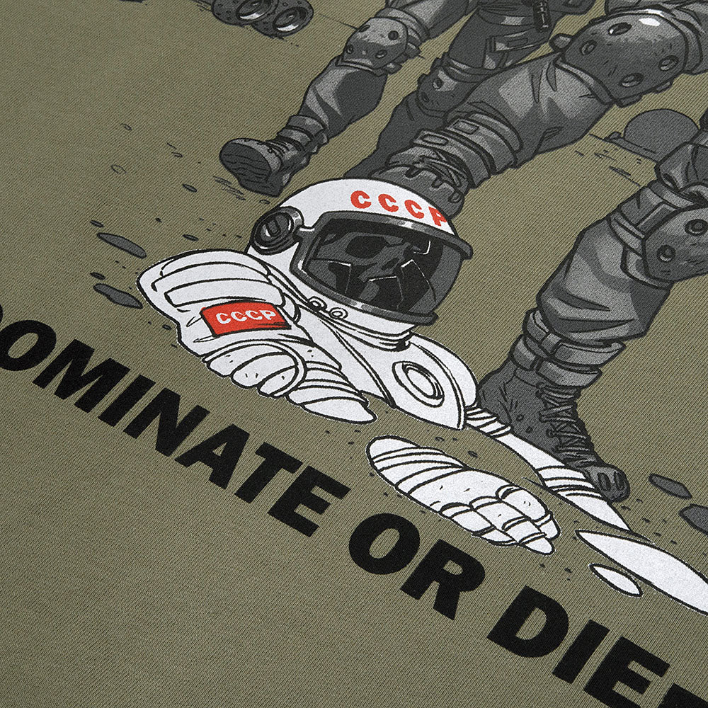 Tricou M-Tac UA Side Mânecă Lungă - Olive Deschis