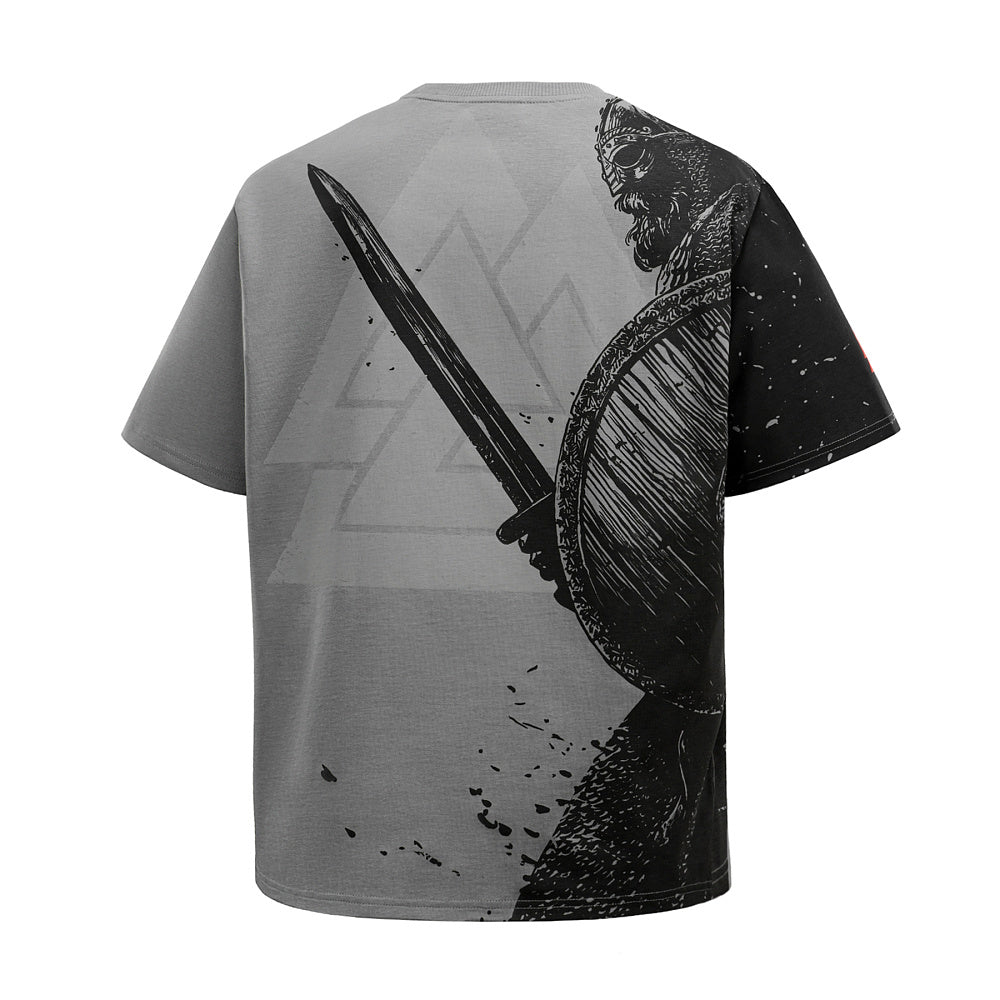 Tricou M-Tac Warrior - Gri Deschis (Oversize)