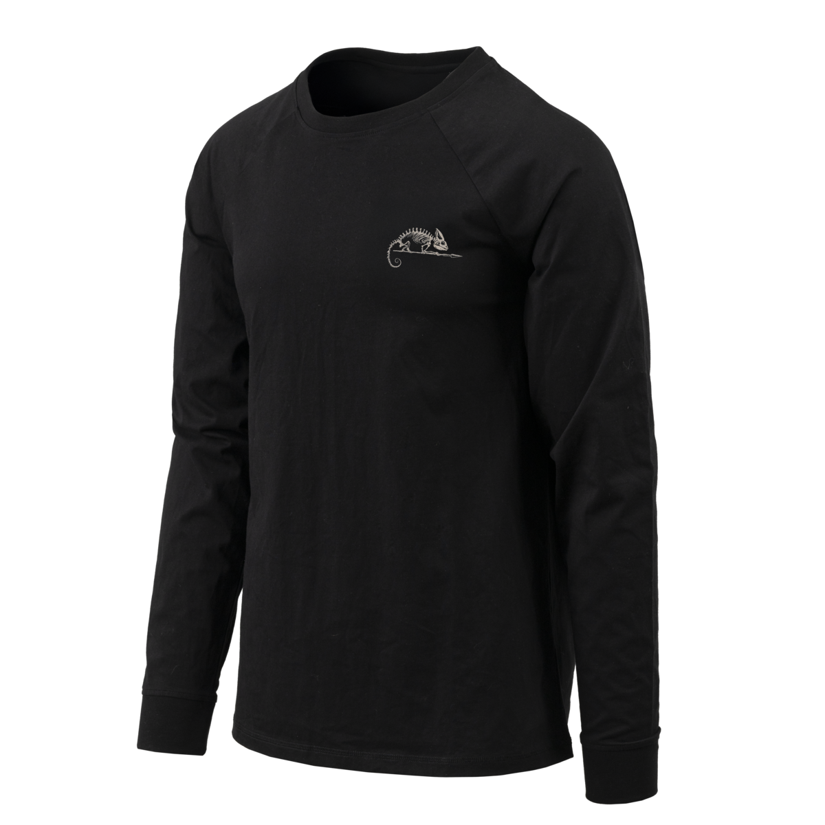 Tricou Mânecă Lungă Helikon-Tex Logo Clasic Negru