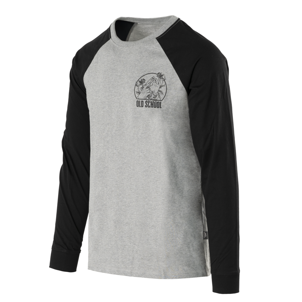 Tricou Mânecă Lungă Helikon-Tex Old School Mid Grey Melange