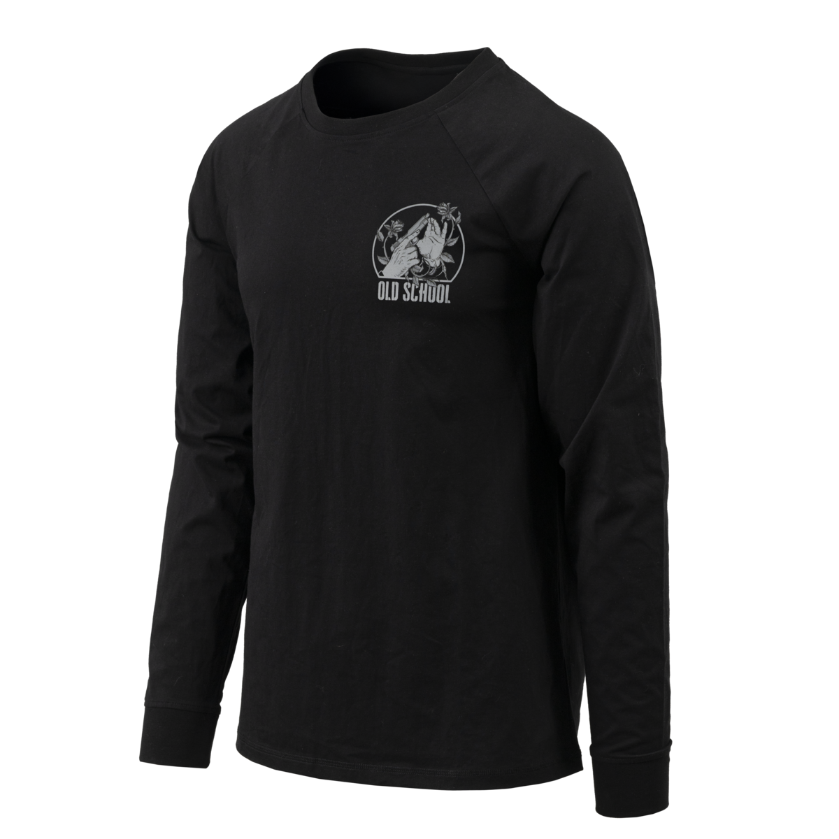 Tricou Mânecă Lungă Helikon-Tex Old School Press Check Negru