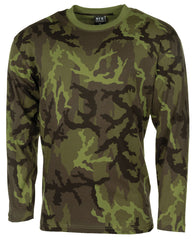 Tricou mânecă lungă US Army Camo M 95 CZ MFH - 100% Bumbac, 170g/m²