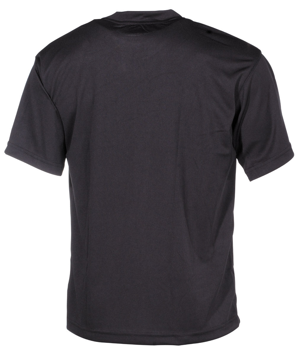 Tricou Mânecă Scurtă Tactical Negru MFH - Uscare Rapidă, Respirabil
