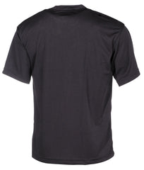 Tricou Mânecă Scurtă Tactical Negru MFH - Uscare Rapidă, Respirabil