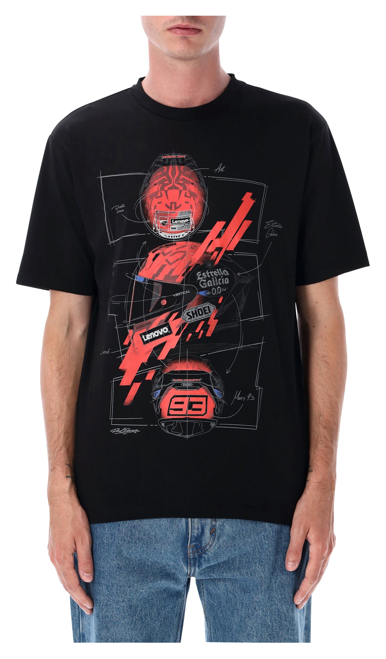 Tricou Marc Marquez Season Helmet Ducati Corse - Pasiune Moto