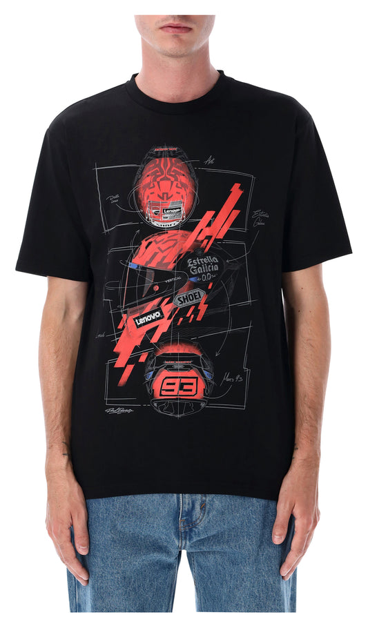Tricou Marc Marquez Season Helmet Ducati Corse - Pasiune Moto