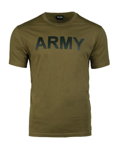Tricou Mil-Tec Army – Bumbac, 145 g/m², Oliv