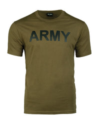 Tricou Mil-Tec Army – Bumbac, 145 g/m², Oliv