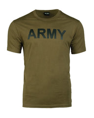 Tricou Mil-Tec Army – Bumbac, 145 g/m², Oliv