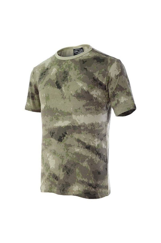 Tricou Mil-Tec Camuflaj Mil-Tacs FG – 95% Bumbac, 5% Elastan