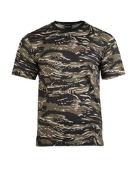 Tricou Mil-Tec Camuflaj Tiger Stripe – 100% Bumbac, 145 g/m²