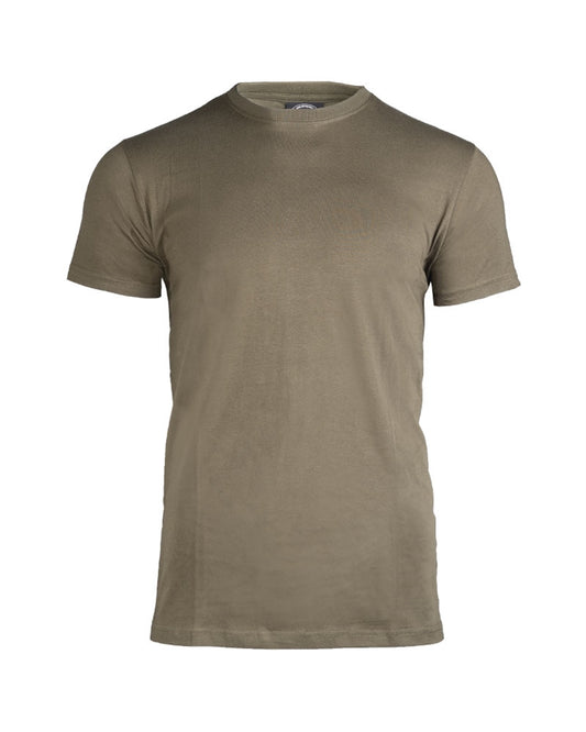 Tricou Mil-Tec US Style – 100% Bumbac, 145 g/m², Oliv