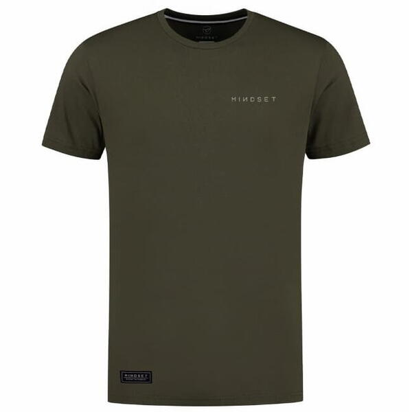 Tricou Mindset Minimal Korda - Dark Olive, Confort Pescuit - 1