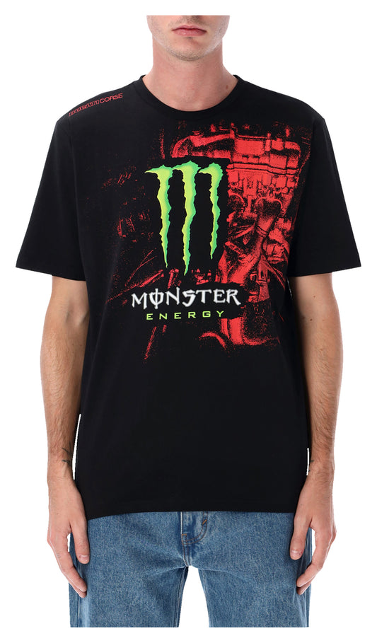Tricou Monster Ducati Corse - Bumbac, Imprimeu Frontal