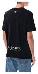 Tricou Monster Ducati Corse - Bumbac, Imprimeu Frontal