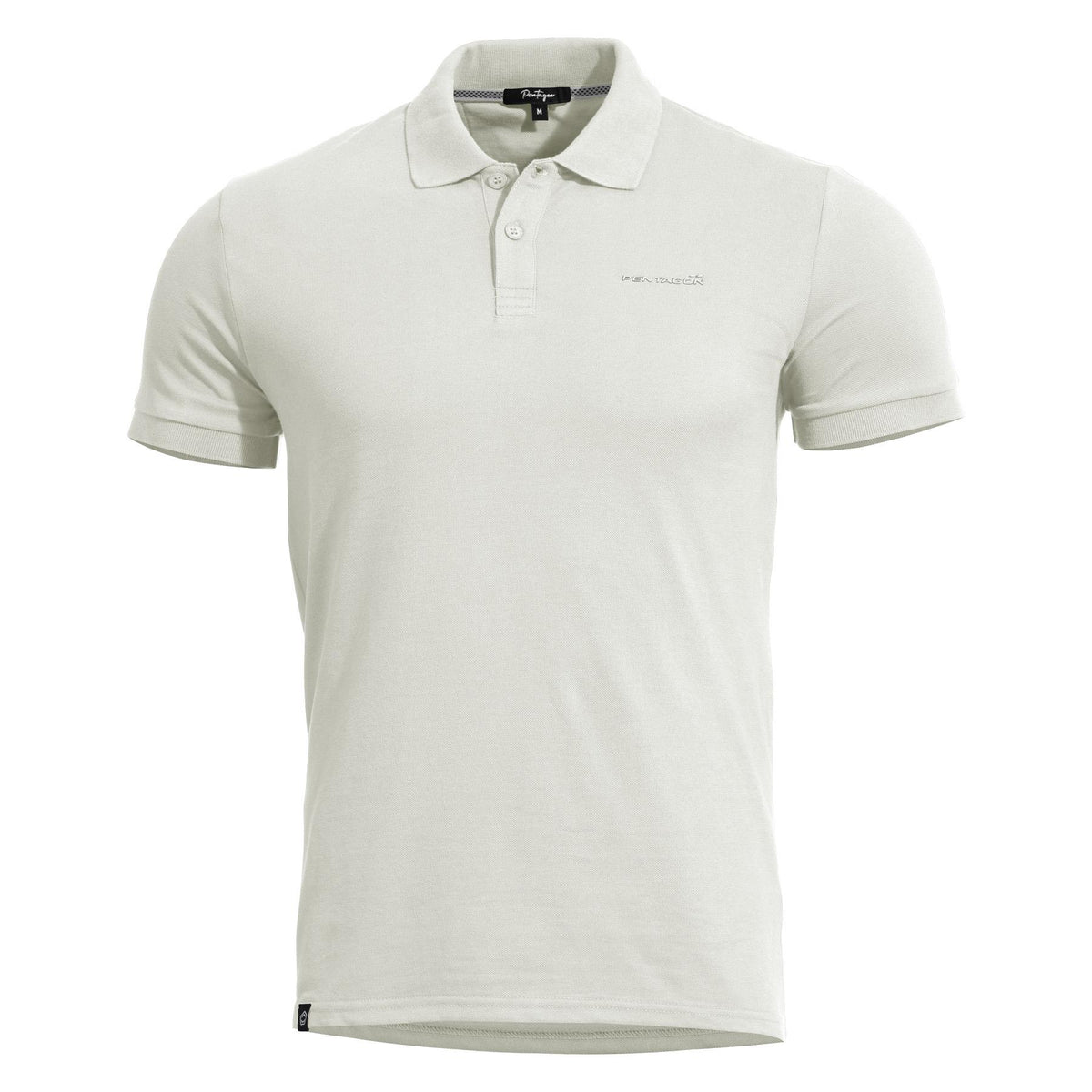 Tricou Moth Piquet Polo Shirt White Pentagon Tactical - Stil Versatil și Confort Deosebit