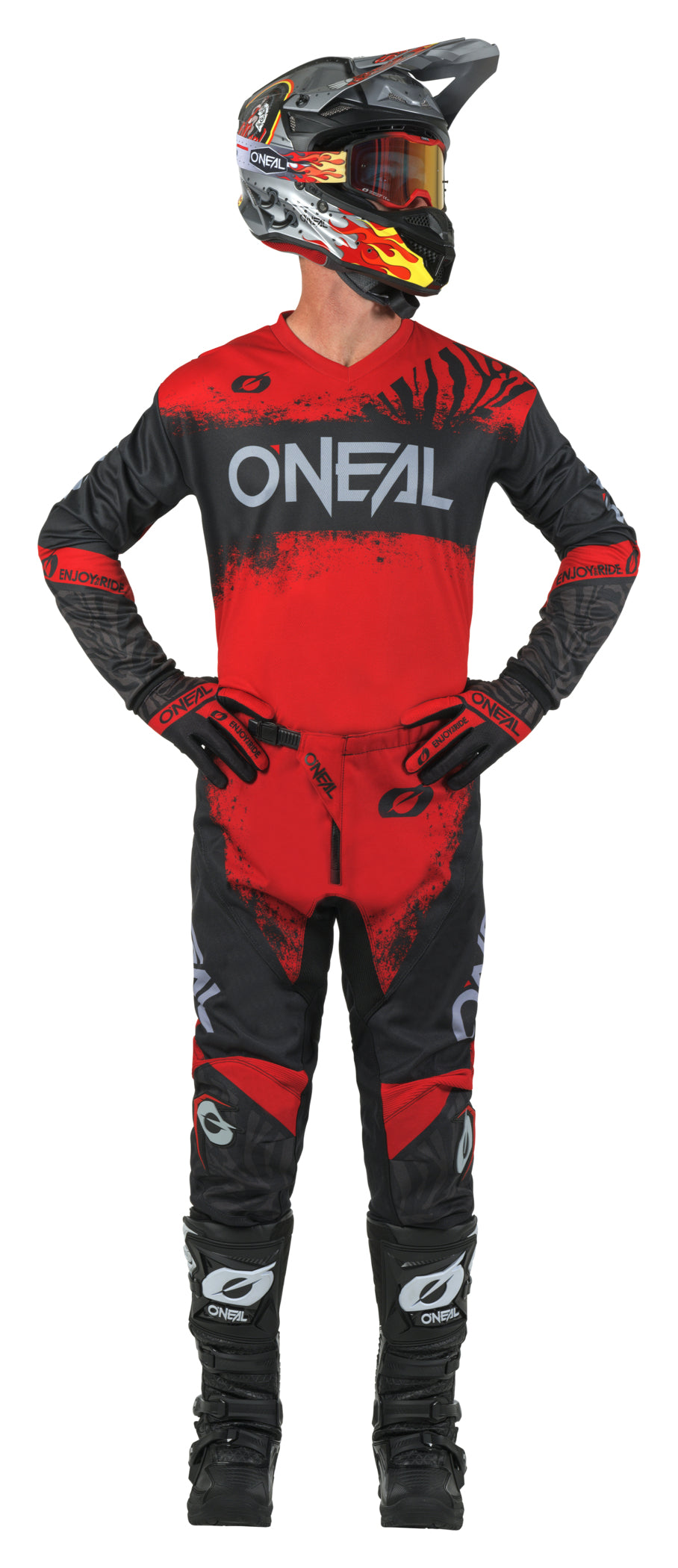 Tricou Moto Element Shocker Louis - Respirabil, Confort Maxim
