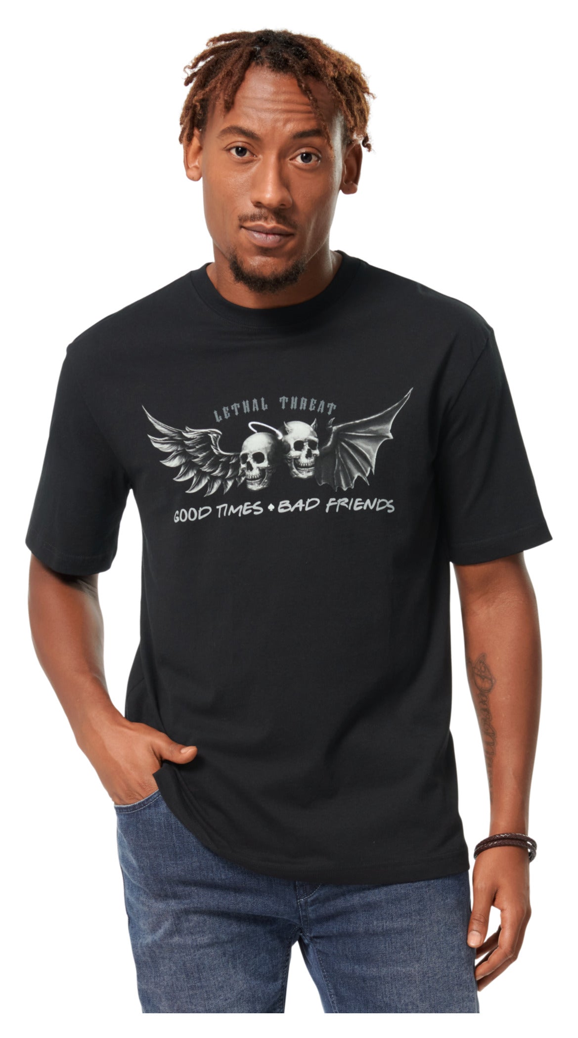 Tricou Moto Good Times Lethal Threat - Design Unic, Bumbac 100%