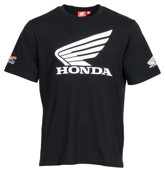 Tricou Moto Honda Wing HRC - Bumbac, Design Clasic