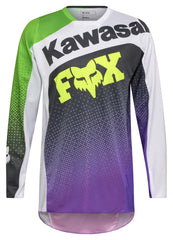 Tricou Motocross 180 Kawasaki Fox - Confort Răcoros & Respirabil