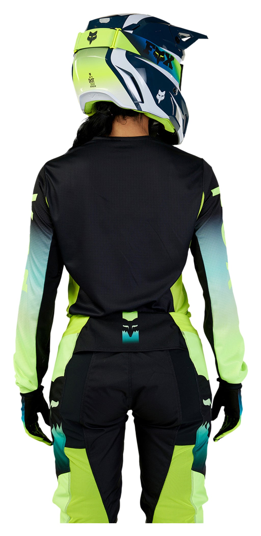 Tricou Motocross Fox 180 Flora Damă - Uscat și Respirabil