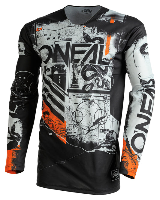 Tricou Motocross Mayhem Scarz V.22 O'Neal - Ușor, Respirabil