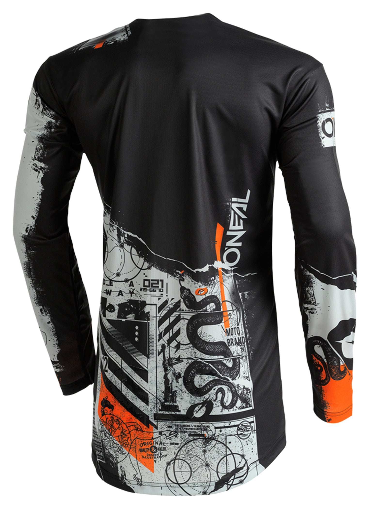 Tricou Motocross Mayhem Scarz V.22 O'Neal - Ușor, Respirabil