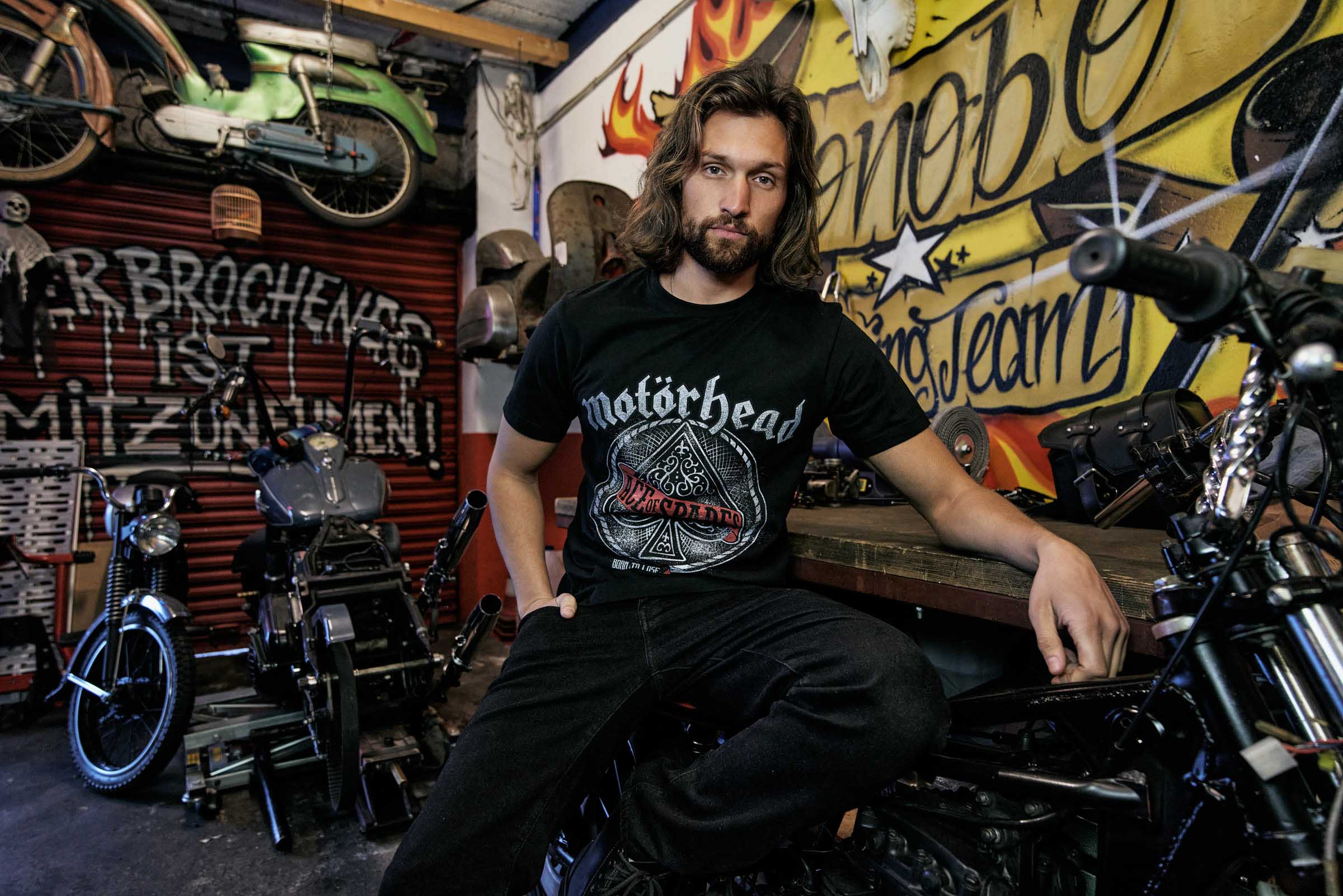 Tricou Motörhead Ace of Spade Negru Brandit - Stil Rock Autentic