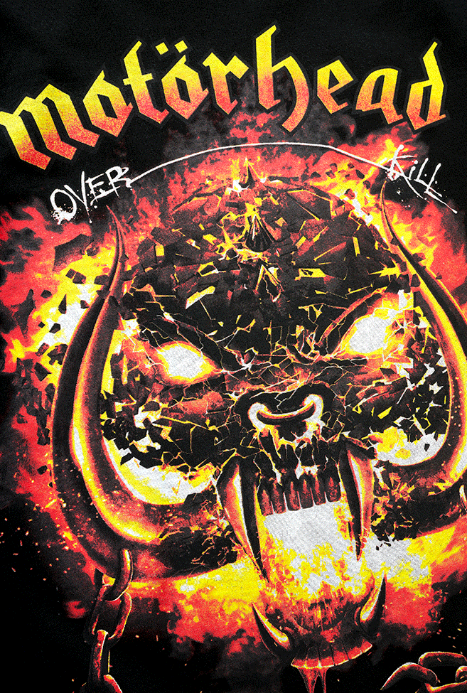Tricou Motörhead Overkill Negru Brandit - Stil Rebel Autentic