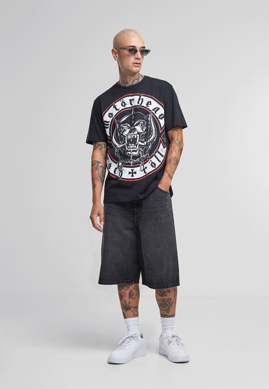 Tricou Motörhead Rock Röll Negru Brandit - Stil Autentic Rock