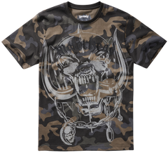 Tricou Motörhead Warpig Print Dark Camo Brandit - Atitudine Autentică