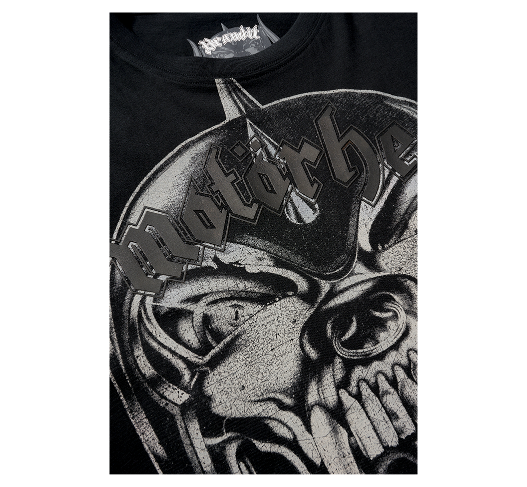 Tricou Motörhead Warpig Print Negru Brandit - Stil Rock Autentic