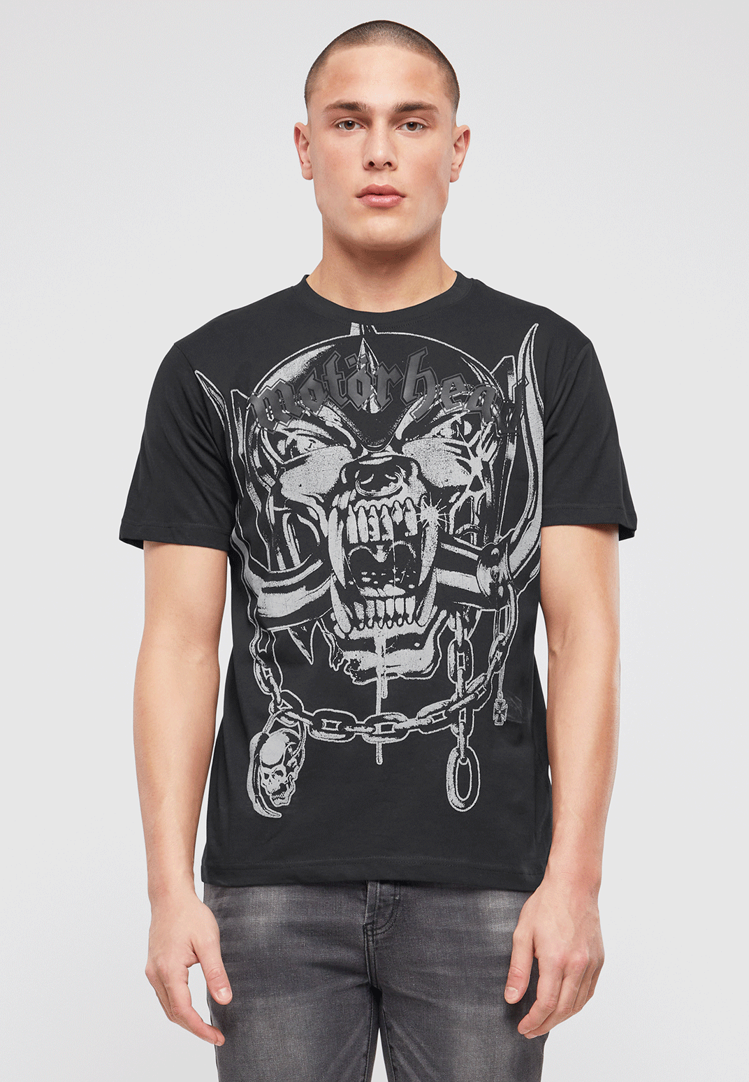 Tricou Motörhead Warpig Print Negru Brandit - Stil Rock Autentic