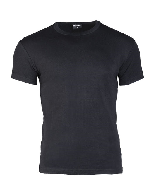 Tricou Mulat Mil-Tec Body Style – 100% Bumbac, 200 g/m², Negru